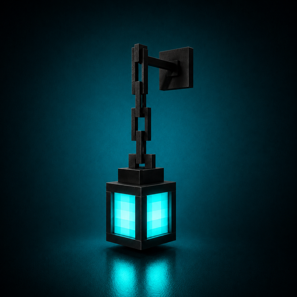 LÁMPARA LED FAROL PEQUEÑA — ESTILO MINECRAFT