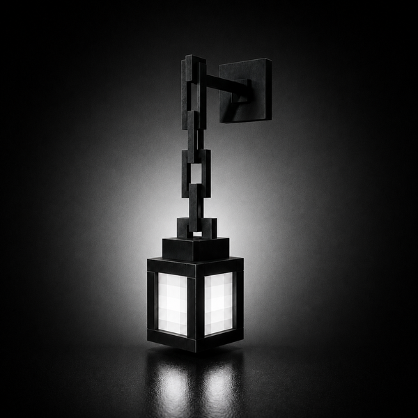 LÁMPARA LED FAROL PEQUEÑA — ESTILO MINECRAFT