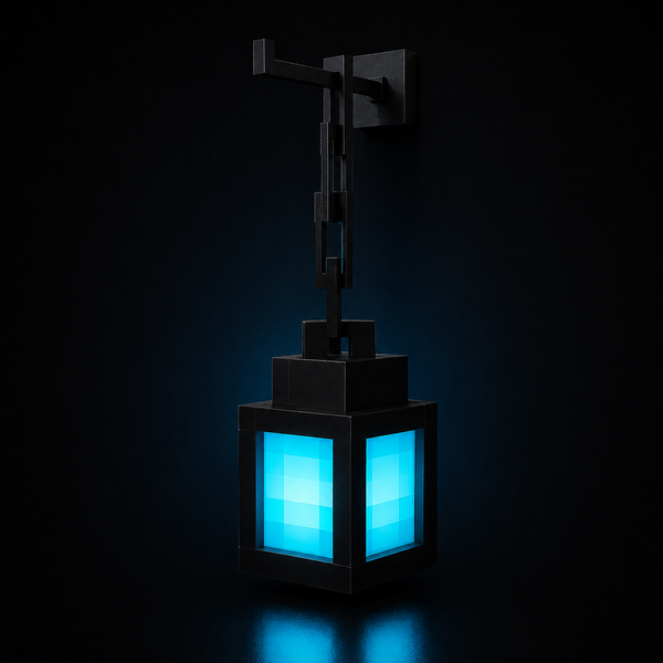 LÁMPARA LED FAROL GRANDE — ESTILO MINECRAFT